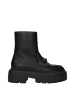 Jimmy Choo Schwarz Leder Knöchel Stiefel