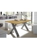 58 aufm Kessel ESSZIMMERTISCH Eike 4 200 x 100 x 75 Esstisch Graphit/Asteiche