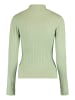 Hailys Dünnes Feinstrick Langarm Shirt Basic Stehkragen Pullover Klea in Mint