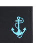 oxmox New Cryptan Geldbörse RFID Schutz 10 cm schwarz-freedom anchor cyan