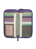 MYWALIT Medium Tri-fold Geldbörse I Leder 14 cm orchid