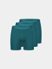Erlich Textil  CASUAL COTTON LANGE PANTS IM 3er PACK in petrolblau