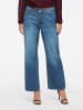 Vila Wide Fit Jeans in Medium Blue Denim