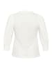 KAFFE curve Langarm-Bluse KCtia in Chalk