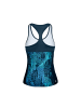 BIDI BADU Yaka Tech Tank - dark grey, pink in dunkelblau/aqua