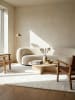 KADIMA DESIGN Kurzflorteppich Uni Antirutsch pflegeleicht Wohnzimmer Schlafzimmer in Creme