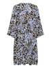 Kaffe Kleid KAlea A-shape in Blue Leopard