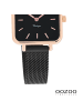 Oozoo Analog-Armbanduhr Oozoo Vintage Series schwarz extra groß (ca. 26x26mm)