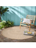 KADIMA DESIGN Teppich Outdoor Waschbar Vintage LOCARNO Strapazierfähig OEKO-TEX in Beige