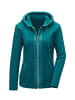 GOLDNER bequeme Freizeitjacke mit Kapuze in dunkeltürkis