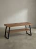 KADIMA DESIGN Schuhbank 100x41x40 cm Garderobenbank Eiche-Dekor, Sitzbank