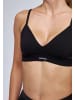 SNOCKS Retro Soft BH in Schwarz