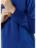 comma Bluse langarm in Blau