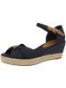 Tommy Hilfiger Keilsandale Basic Open Toe Mid Wedge in dunkelblau