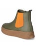Andrea Conti Chelsea Boots in grün
