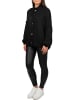 Reichstadt Damen Relaxed Fit Strickjacke Oversized-Look in Black