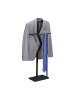 relaxdays Herrendiener in Schwarz - (B)48 x (H)107 x (T)20 cm