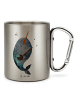 Mr. & Mrs. Panda Kaffeetasse Narwal Gitarre ohne Spruch in Silber