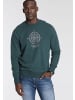 Delmao Sweatshirt in dunkelgrün