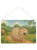 Mr. & Mrs. Panda Deko Schild Wombat Design ohne Spruch in Weiß