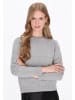DreiMaster Klassik Sweater in light grey melange