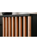 Furn.Design Kommode schwarz, Eiche Artisan 118, Sideboard mit viel Stauraum
