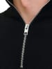 Jack & Jones Pullover JPRBLAMILANO STITCH KNIT HALF ZIP in Schwarz