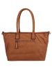 Samantha Look Shopper echt Leder in cognac