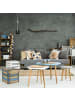 relaxdays Sitzhocker in Bunt - (B)37,5 x (H)38 x (T)37,5 cm