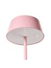Beliani Tischlampe für den Außenbereich GUDER in Rosa - (W) 15 x (H) 36 x (L) 15 cm
