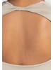 SMILODOX Crop Longsleeve Bethy Seamless in Taupe
