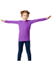 tectake Einfarbiges Langarm-Shirt für Kinder, lila