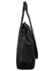 Sansibar Shopper echt Leder in schwarz