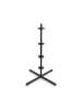 Reifenständer in Schwarz – (B)66 x (H)131,5 x (T)66 cm