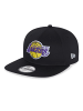 NEW ERA Snapback Cap 9FIFTY mit LA Lakers Logo und flachem Schirm in Schwarz