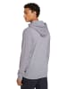 TOM TAILOR Denim Sweatshirt Structure Hoody in Grau