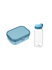 Mepal 2-tlg. Lunchset (Flasche mit Klappdeckel) Campus in 600 ml + 750 ml in Cool Blue