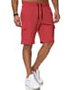 RESLAD Shorts Cargo Sweathose in rot