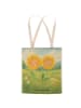 Mr. & Mrs. Panda Shopper Blume Sonnenblume Design ohne Spruch in Weiß