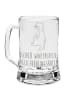 Mr. & Mrs. Panda Gravur Bierkrug Otter Bauch mit Spruch in Transparent
