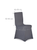 relaxdays 20 x Stuhlhussen in Anthrazit
