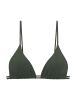 Copenhagen Studios Triangel-Bikini-Top in dunkelgrün