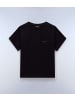 Napapijri T-Shirt "S-Eclair Logo Ss" in Schwarz