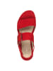 Tamaris WIDE FIT Sandalette in RED SUEDE