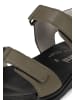 VITAFORM Hirschleder Sandalen in khaki