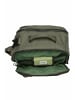 Camel Active Rucksack aus Baumwolle mit Laptopfach in Khaki