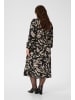 KAFFE curve Kleid KColla Regular fit in Black Gray Graphic