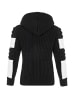 Cipo & Baxx Strickjacke in BLACK-WHITE