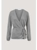 Hessnatur Strick Jacke in grau