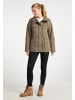 usha BLUE LABEL Damen Wattierte Baumwolljacke in Militäroliv